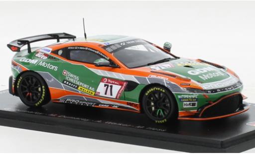 Aston Martin V8 Vantage GT4 1/43 Spark Vantage AMR GT4 No.71 PROsport Racing 24h Nürburgring 2021 modellino in miniatura