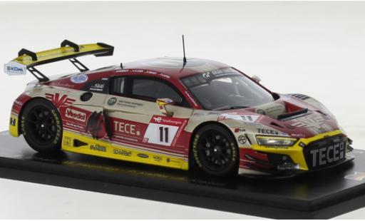 Audi R8 1/43 Spark LMS GT3 No.11 Twin Busch by equipe vitesse 24h 24h Nürburgring 2022 modellino in miniatura