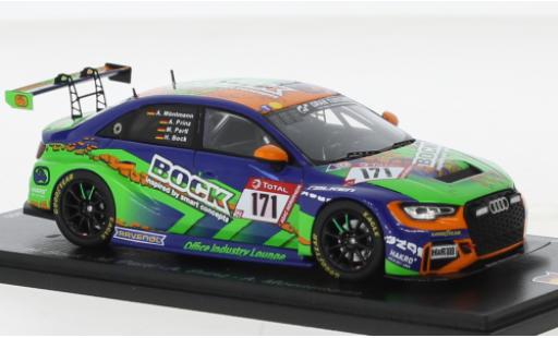 Audi RS3 1/43 Spark LMS No.171 Bonk Motorsport 24h Nürburgring 2020 modellino in miniatura