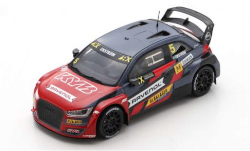 Audi S1 1/43 Spark WRX No.5 EKS Sport Rallye-Cross WM Lettland 2020 modellino in miniatura