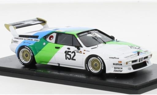 Bmw M1 1/43 Spark No.152 24h Le Mans 1985 modellino in miniatura