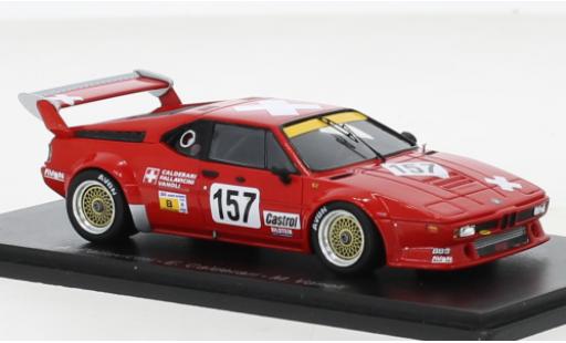 Bmw M1 1/43 Spark No.157 24h Le Mans 1985 modellino in miniatura