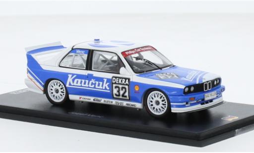 Bmw M3 1/43 Spark (E30) No.32 Kaucuk Motorsport DTM 1993 modellino in miniatura