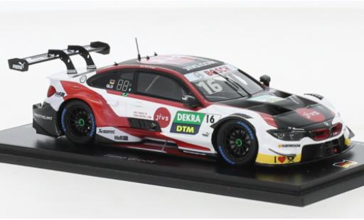 Bmw M4 1/43 Spark DTM No.16 Team RMG JiVS DTM Hockenheim 2019 modellino in miniatura