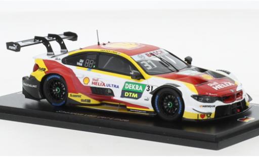 Bmw M4 1/43 Spark DTM No.31 Team RBM S DTM Hockenheim 2019 modellino in miniatura