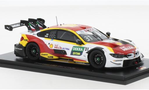 Bmw M4 1/43 Spark DTM No.31 Team RBM S DTM Hockenheim 2020 modellino in miniatura