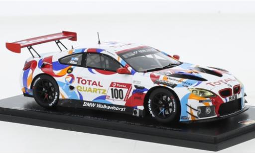 Bmw M6 1/43 Spark GT3 No.100 Walkenhorst Motorsport Total 24h Nuerburgring 2021 modellino in miniatura