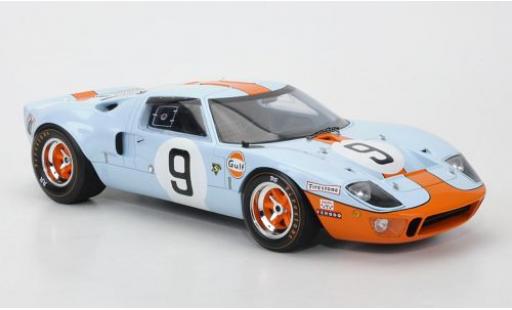 Ford GT40 1/18 Spark No.9 Gulf P.Rodriguez/L.Bianchi 24h Le Mans 1968 modellino in miniatura