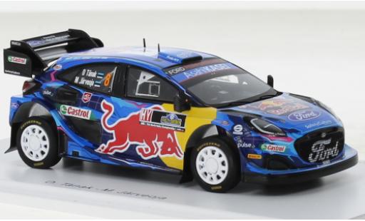 Ford Puma 1/43 Spark Rally 1 No.8 M-Sport World Rally Team Rallye WM Rallye Suède 2023 modellino in miniatura
