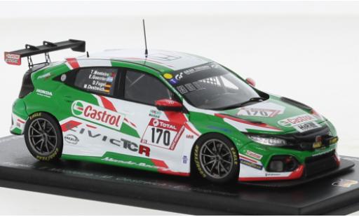 Honda Civic 1/43 Spark TCR No.170 Castrol 24h Nürburgring 2020 modellino in miniatura