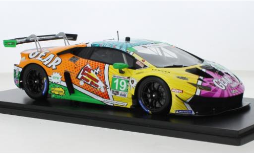 Lamborghini Huracan 1/43 Spark GT3 Evo No.19 Gear Racing powered by GRT Grasser IMSA 24h Daytona 2020 modellino in miniatura