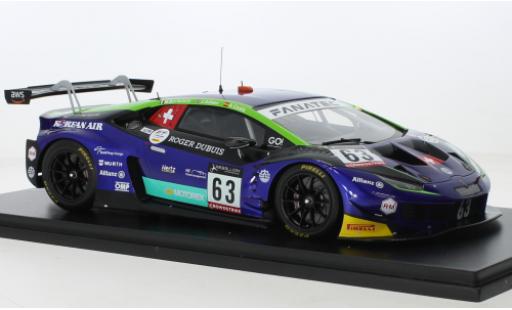 Lamborghini Huracan 1/43 Spark GT3 Evo No.63 Emil Frey Racing 24h Spa 2022 modellino in miniatura