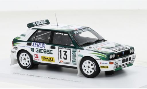 Lancia Delta 1/43 Spark HF Integrale EVO No.13 Giesse Group Rallye WM 1000 Lakes Rallye 1993 modellino in miniatura