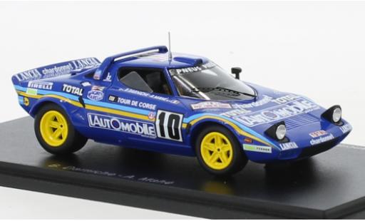 Lancia Stratos 1/43 Spark HF No.10 Rallye WM Tour de Corse 1981 modellino in miniatura
