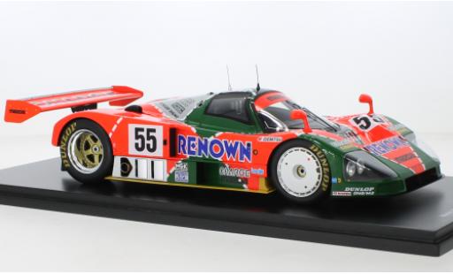 Mazda 787B 1/18 Spark No.55 speed Co. Ltd. Renown 24h Le Mans 1991 modellino in miniatura