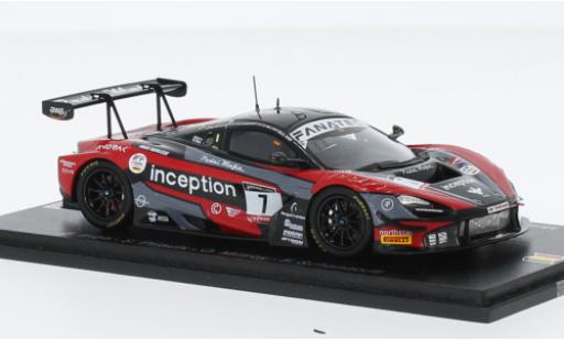 McLaren 720 1/43 Spark S GT3 No.7 Inception Racing 24h Spa 2022 modellino in miniatura