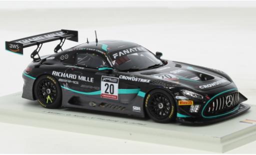 Mercedes AMG GT 1/43 Spark 3 No.20 SPS Automotive Performance 24h Spa 2022 modellino in miniatura