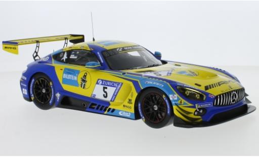 Mercedes AMG GT 1/18 Spark 3 No.5 -AMG Team Black Falcon Bilstein 24h Nuerburgring 2018 modellino in miniatura