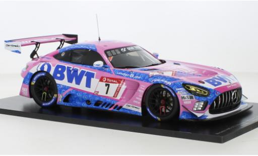 Mercedes AMG GT 1/18 Spark 3 No.7 AMG Team GetSpeed BWT 24h Nürburgring 2021 modellino in miniatura