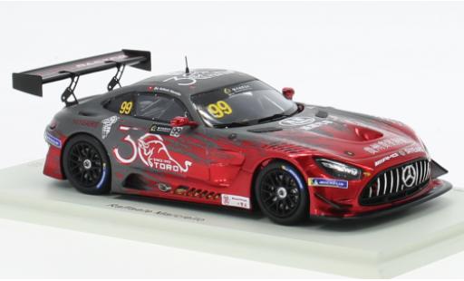 Mercedes AMG GT 1/43 Spark 3 No.99 Toro Racing GT Cup Macau 2022 modellino in miniatura
