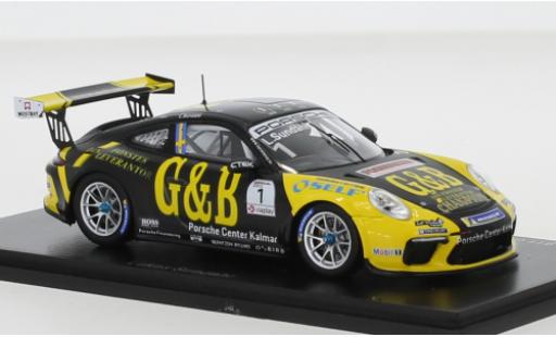 Porsche 992 GT3 1/43 Spark 911 (991) Cup No.1 Carrera Cup Scandinavia 2020 modellino in miniatura