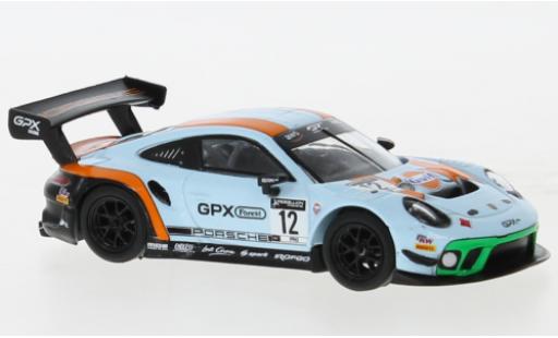 Porsche 991 GT3 R 1/64 Spark 911  No.12 GPX Racing The Diamond modellino in miniatura