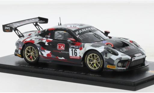 Porsche 991 GT3 R 1/43 Spark 911  No.16 Earl Bamber Motorsport 24h Spa 2022 modellino in miniatura