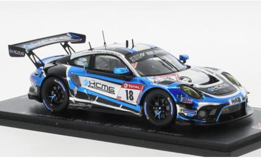 Porsche 991 GT3 R 1/43 Spark 911  No.18 KCMG 24h Nuerburgring 2021 modellino in miniatura