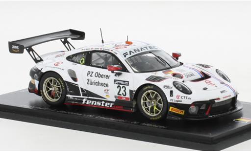 Porsche 991 GT3 R 1/43 Spark 911  No.23 Huber Motorsport 24h Spa 2021 modellino in miniatura