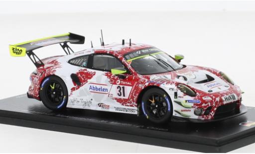 Porsche 991 GT3 R 1/43 Spark 911  No.31 Frikadelli Racing Team 24h Nuerburgring 2021 modellino in miniatura