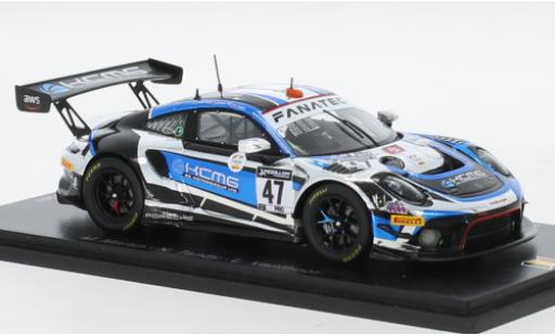 Porsche 991 GT3 R 1/43 Spark 911  No.47 KCMG 24h Spa 2021 modellino in miniatura