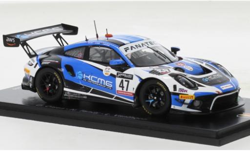 Porsche 991 GT3 R 1/43 Spark 911  No.47 KCMG 24h Spa 2022 modellino in miniatura