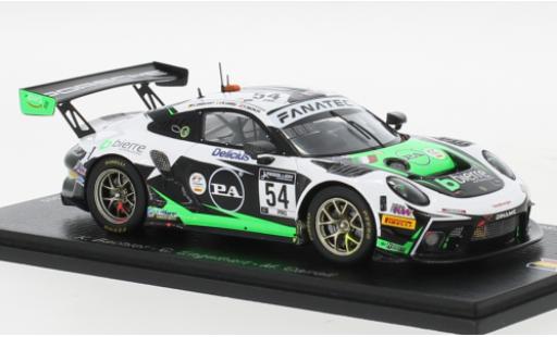 Porsche 991 GT3 R 1/43 Spark 911  No.54 Dinamic Motorsport 24h Spa 2021 modellino in miniatura