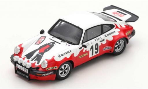 Porsche 930 1/43 Spark 911 Carrera No.19 Rallye WM Rallye Monte Carlo 1977 modellino in miniatura