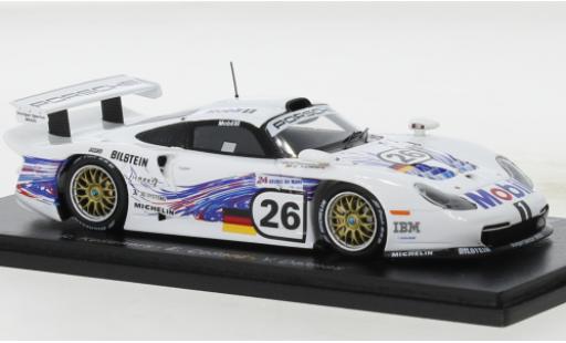 Porsche 996 GT1 1/43 Spark 911 No.26 AG 24h Le Mans 1997 modellino in miniatura