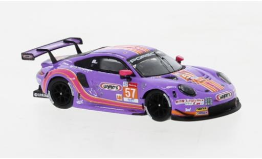 Porsche 992 RSR 1/87 Spark 911 -19 No.57 Team Project 1 24h Le Mans 2020 modellino in miniatura