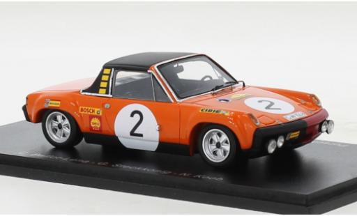 Porsche 914 1/43 Spark /6 No.2 Marathon de la Route 1970 modellino in miniatura