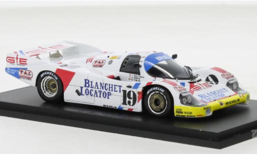 Porsche 956 1986 1/43 Spark No.19 24h Le Mans modellino in miniatura