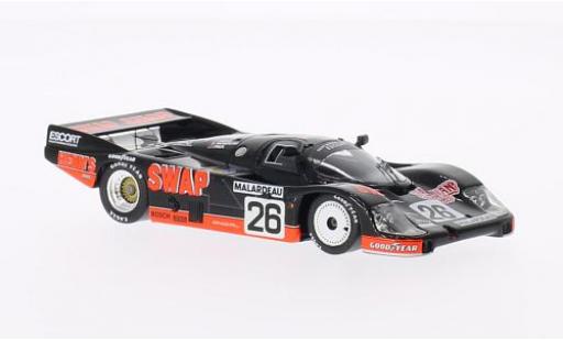 Porsche 956 1984 1/43 Spark No.26 Swap Shop 24h Le Mans modellino in miniatura