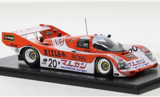 Porsche 962 1990 1/43 Spark C No.20 24h Le Mans modellino in miniatura