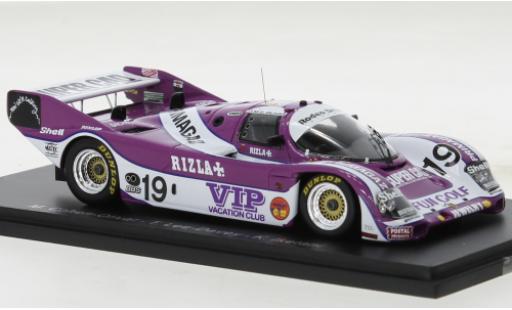 Porsche 962 1990 1/43 Spark C RHD No.19 24h Le Mans modellino in miniatura