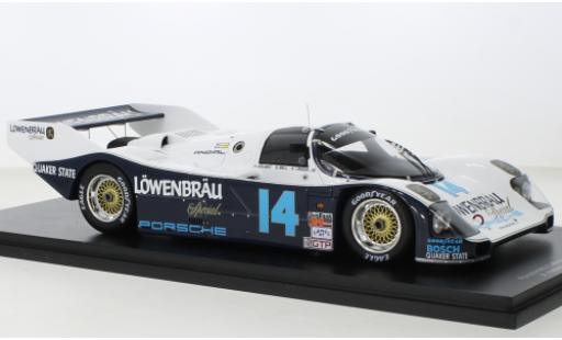 Porsche 962 1986 1/18 Spark C No.14 Löwenbräu IMSA 24h Daytona modellino in miniatura