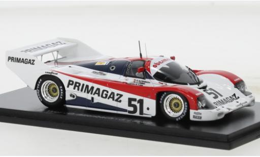 Porsche 962 1991 1/43 Spark C No.51 24h Le Mans modellino in miniatura