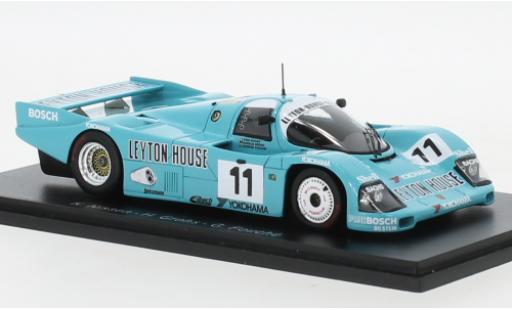 Porsche 962 1988 1/43 Spark C RHD No.11 Leyton House 24h Le Mans modellino in miniatura