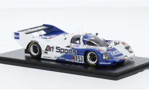 Porsche 962 1991 1/43 Spark C RHD No.53 24h Le Mans modellino in miniatura