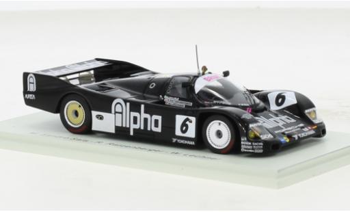 Porsche 962 1989 1/43 Spark C RHD No.6 Brun Motorsport 24h Le Mans modellino in miniatura