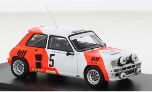 Renault 5 1/43 Spark Turbo No. Rallye du Var 1982 modellino in miniatura