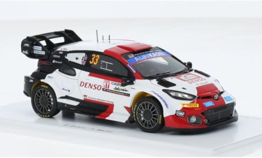 Toyota Yaris 1/43 Spark GR Rally1 Hybrid No.33 Gazoo Racing WRT Rallye WM Rallye Japan 2023 1:43 modellino in miniatura