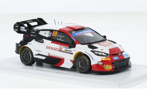 Toyota Yaris 1/43 Spark GR Rally1 Hybrid No.69 Gazoo Racing WRT Rallye WM Rallye Japan 2023 1:43 modellino in miniatura