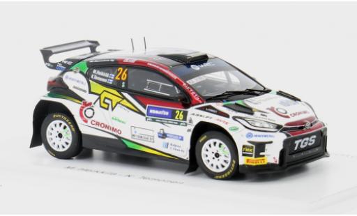 Toyota Yaris 1/43 Spark GR Rally2 No.26 Rallye WM Rallye Schweden 2024 1:43 modellino in miniatura